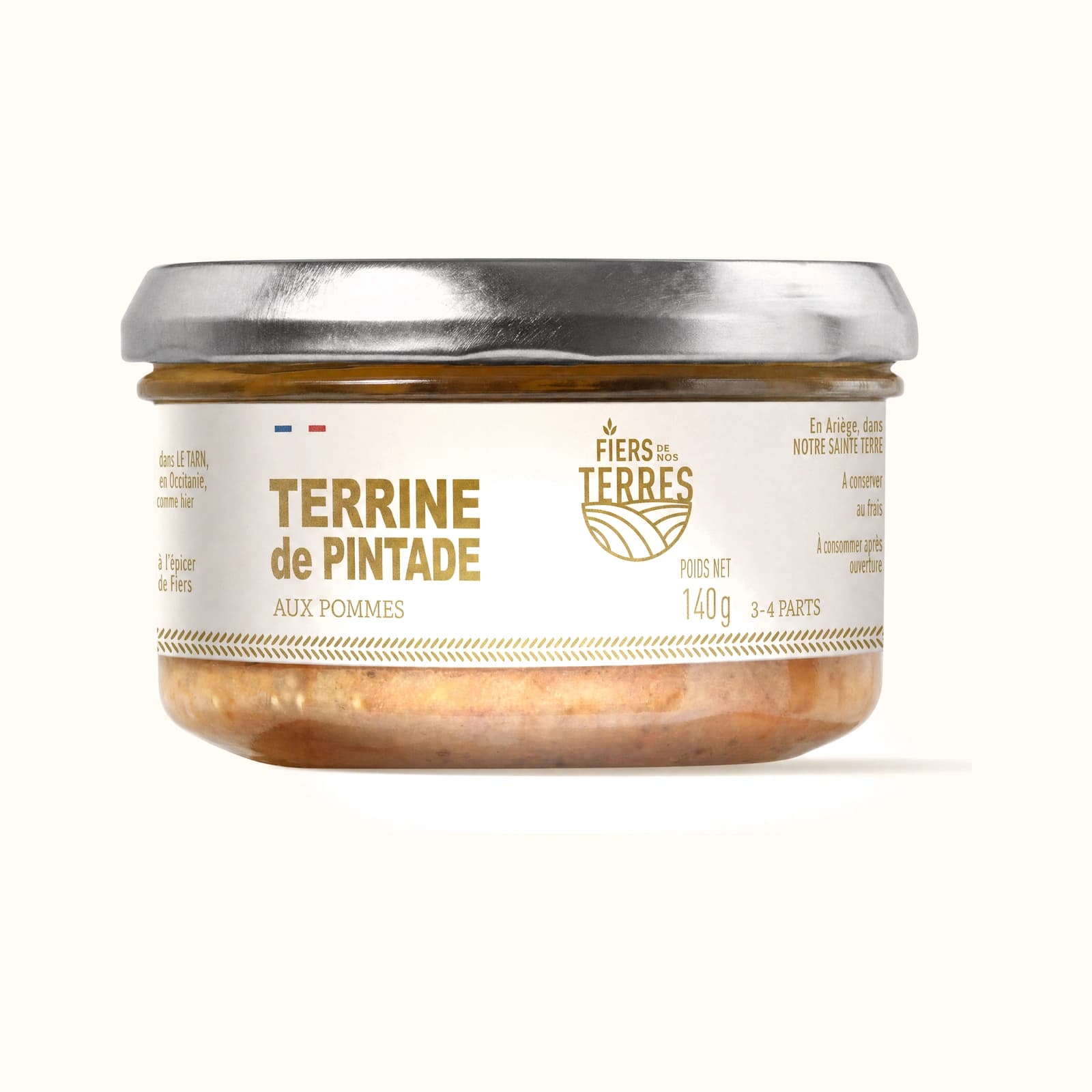 Terrine de Pintade à la pomme 140 g